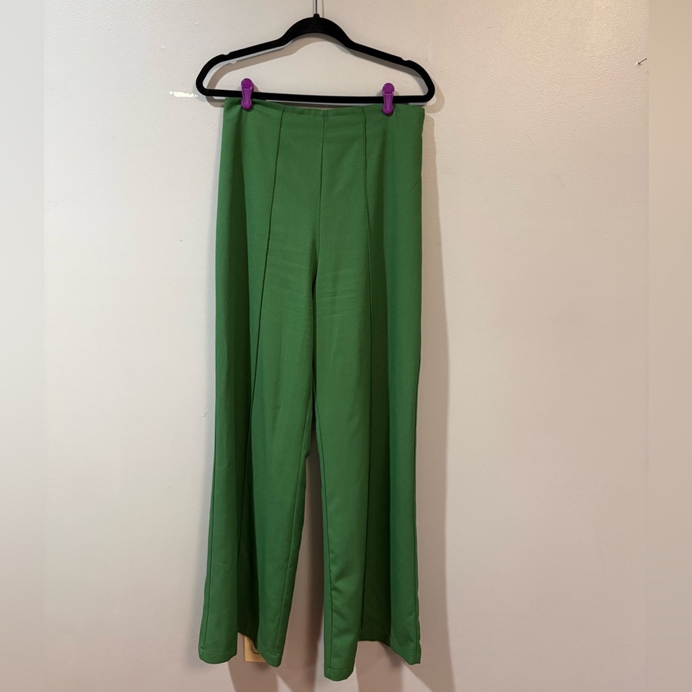 Chic Green Women's Trousers
